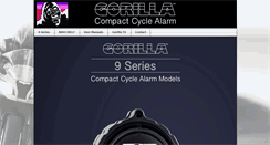 Desktop Screenshot of gorillacyclealarm.com